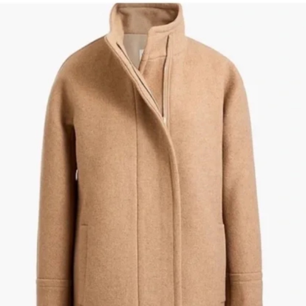 COPY - J. Crew City Coat, brand new, size 14. Camel color. Brand new with tags.
